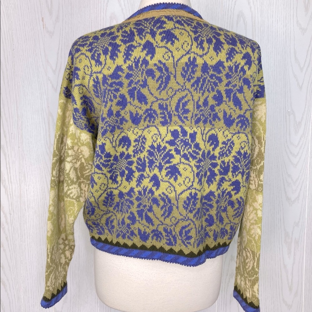 Oleana The Norwegian Story Wool Cardigan Sweater Size XL - Picture 3 of 14